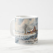 Mug Personnalisable Français Paysage hivernal (Devant gauche)