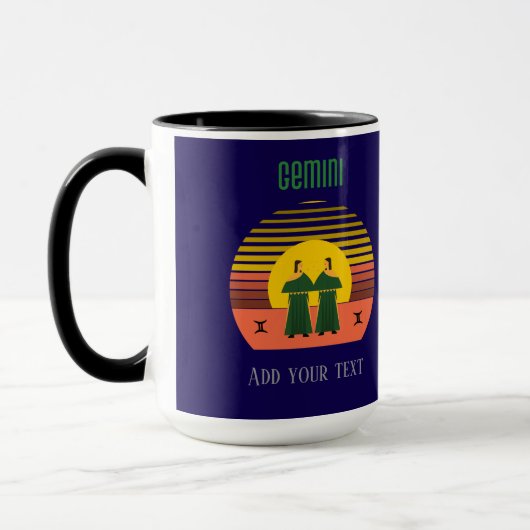 Mug personnalisable Gemini (Gauche)