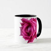 Mug Personnalisable Grace nom rose rose rose floral bo (Devant droit)