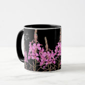 Mug Personnalisable joli boho floral rose nom Kate (Devant gauche)