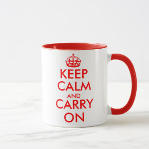 Mug personnalisable 'Keep Calm' cadeau d'entrepris