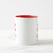 Mug personnalisable 'Keep Calm' cadeau d'entrepris (Centre)