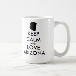 Mug Personnalisable KEEP CALM et LOVE ARIZONA