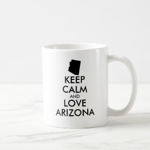 Mug Personnalisable KEEP CALM et LOVE ARIZONA