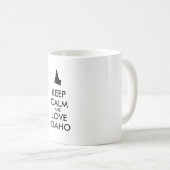 Mug Personnalisable KEEP CALM et LOVE IDAHO (Devant droit)