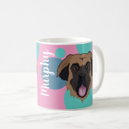 Mug Personnalisable Leonberger (Devant droit)