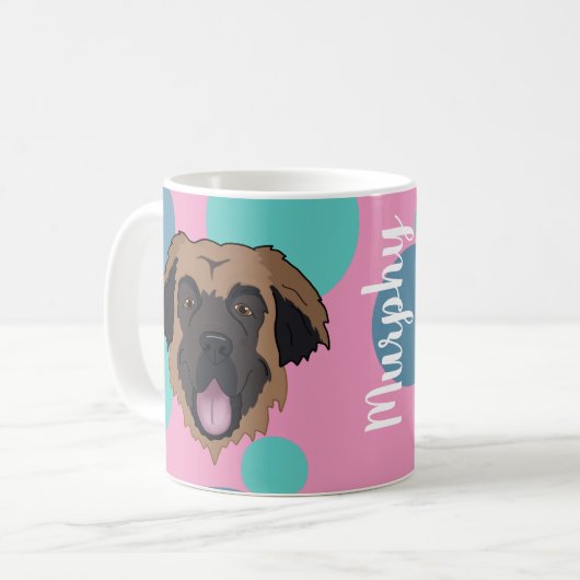 Mug Personnalisable Leonberger (Devant gauche)