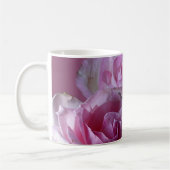 Mug Personnalisable Lizzie nom joli rose roses élégant (Gauche)