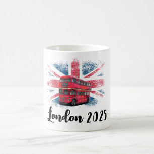 Mug Personnalisable London Red Bus Union Jack Souvenir