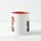 Mug Personnalisable Mangez vos légumes - Version tomat (Centre)