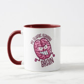 Mug Personnalisable Mon cerveau toujours en fonctionne (Gauche)