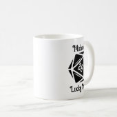 Mug Personnalisable Natural 20 Lucky (Devant droit)