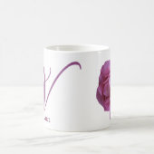 Mug Personnalisable nom de la valerie joli rose rose r (Centre)