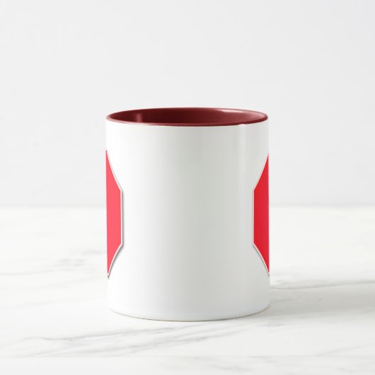 Mug personnalisable - Panneau rouge "Stop" (Centre)