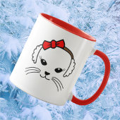 Mug Personnalisable Petite Chat Magie d'hiver