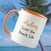 Mug Personnalisable Petite Souris Beach Girl