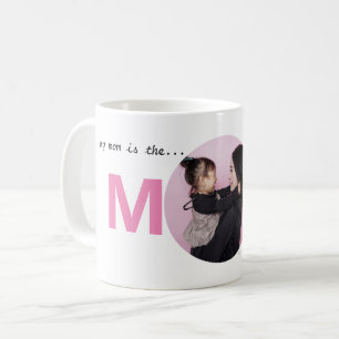 Mug Personnalisable Photo World's Best Mom Pink