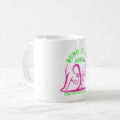 Mug Personnalisable "Plier comme 2025" Yoga Cat (Devant gauche)