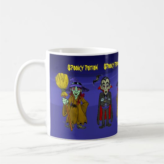 Mug Personnalisable potion Hallowee sorcière sorcière (Gauche)