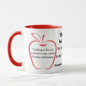 Mug Personnalisable pour les enseignants (Gauche)