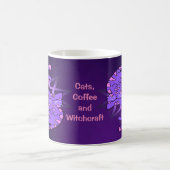 Mug Personnalisable Purple Gemini Kittens Décagon Viol (Centre)