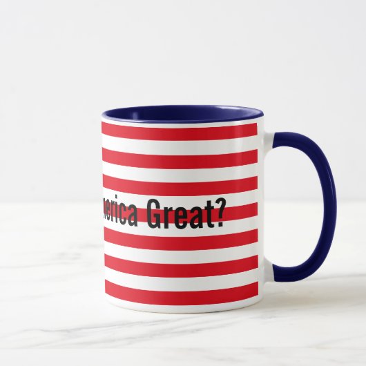 Mug Personnalisable Rouge Bleu Bleu rend l'Amérique gr (Droite)