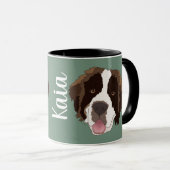 Mug Personnalisable Saint Bernard (Devant droit)