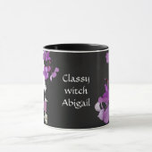 Mug Personnalisable violet mignon fille goth tendance  (Centre)