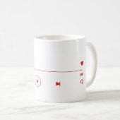 Mug Personnalisable votre musique préférée (Devant droit)