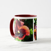 Mug personnalisable Wet Pansy avec devis (Devant gauche)