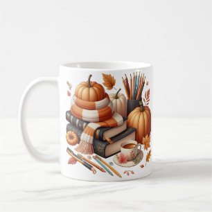 Mug Personnalisateur citrouille crayon cadeau de chute