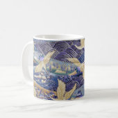 Mug Personnalisation de la grue japonaise (Devant gauche)