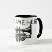 Mug Personnalisation de la trompette (Devant droit)
