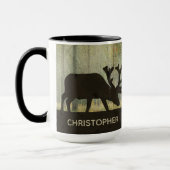 Mug Personnalisation de Moose Art Graphic (Gauche)