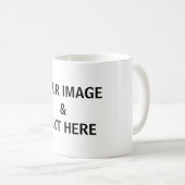 Mug Personnalisation de votre image et de votre texte  (Devant droit)