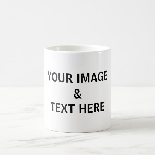 Mug Personnalisation de votre image et de votre texte  (Centre)