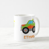 Mug Personnalisation des camionnettes Green Race Monst (Devant droit)