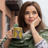 Mug personnalisation Doberman Chien noir Tan personnal