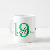 Mug Personnalisation du 19e anniversaire (Devant gauche)