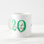 Mug Personnalisation du 20e anniversaire (Devant gauche)