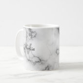 Mug Personnalisation du Motif de marbre (Devant gauche)