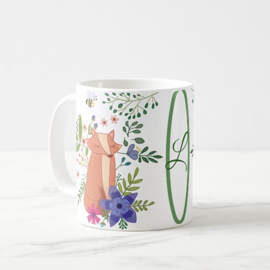 Mug Personnalisation du renard  (Devant gauche)