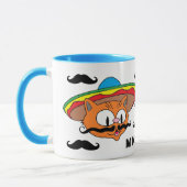 Mug Personnalisation du Senor Gato Handlebar Mustache (Gauche)