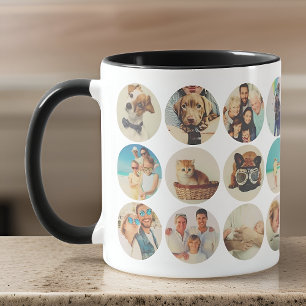 Mug Personnalisé 24 Photos Famille moderne et souvenir