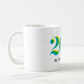 Mug Personnalisé 26.2 Marathon exécutant du texte gras (Gauche)