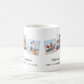 Mug Personnalisé 3 Photo unique Mariage nouvellement m (Centre)