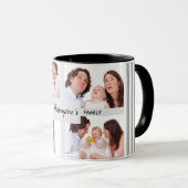 Mug Personnalisé 4 Photos de famille Collage Rectangle (Devant droit)