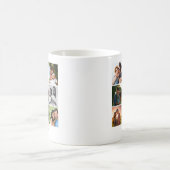 Mug Personnalisé 9 Photo Collage Modèle pour couples (Centre)