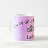 Mug personnalisé à 30e anniversaire (Devant gauche)