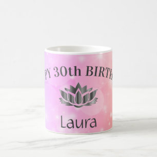 Mug personnalisé à 30e anniversaire